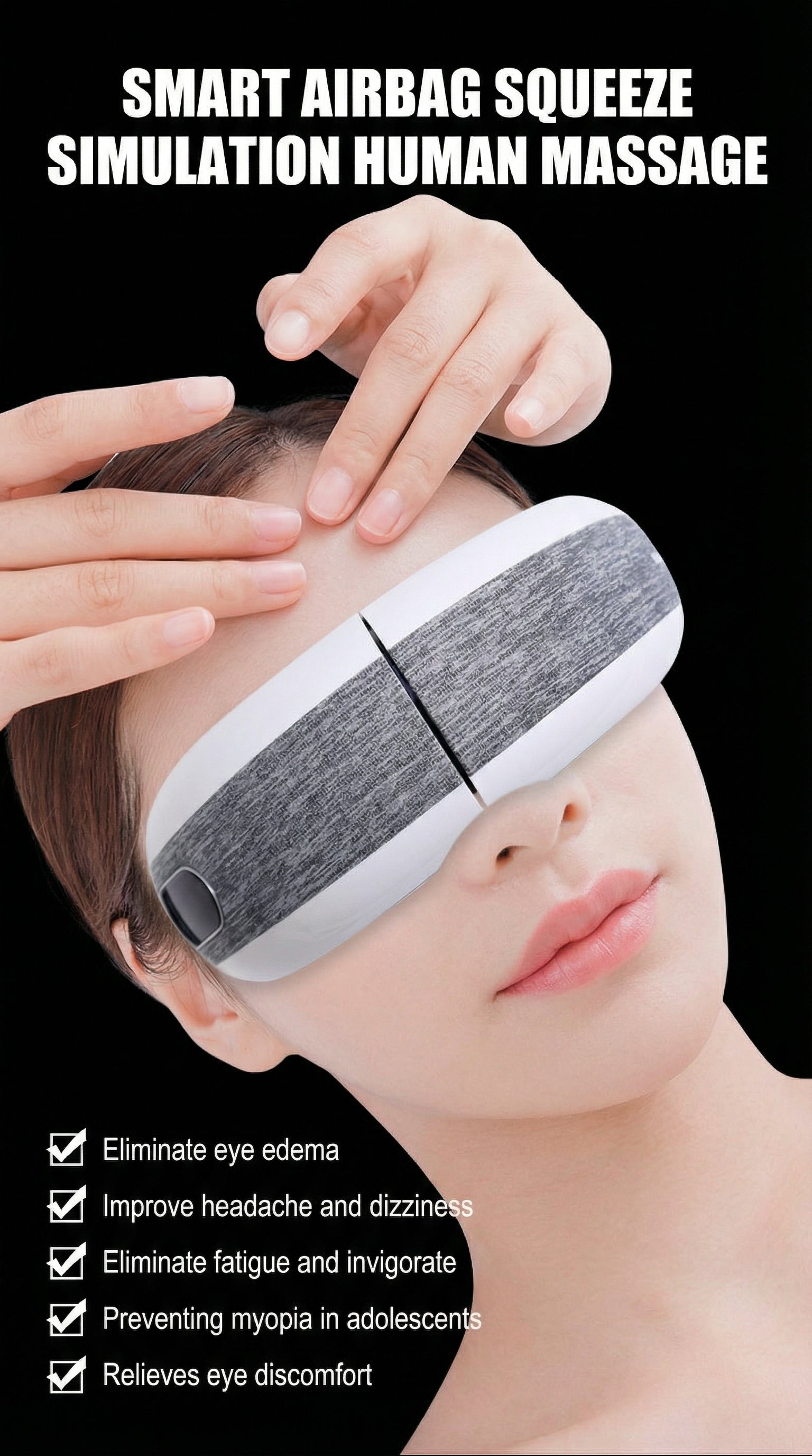 Qyavro™ Eye Massager + FREE Wireless Earbuds Bundle